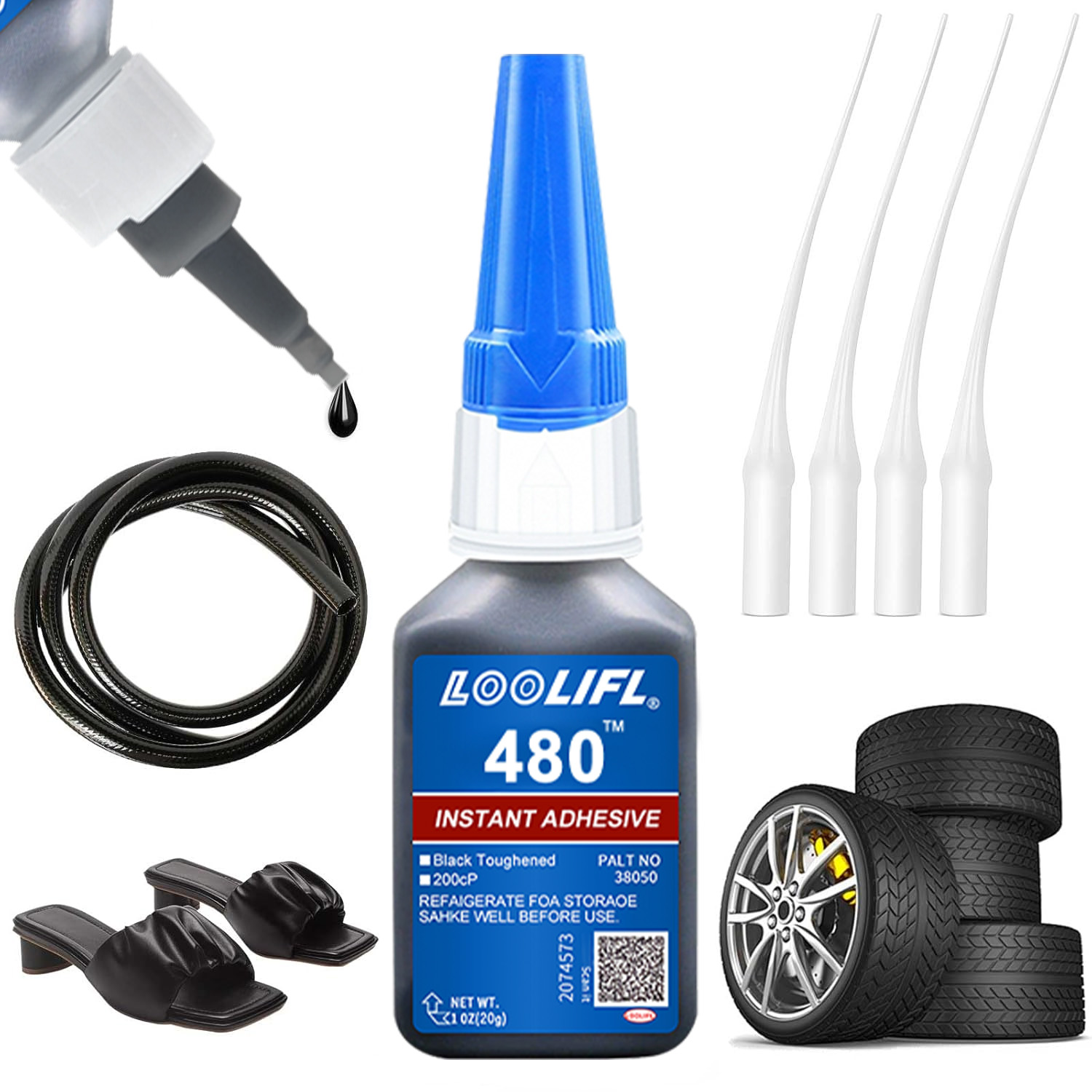 Woodworking Glue - 480 Czarny, mocny, szybkoschnący klej, silny