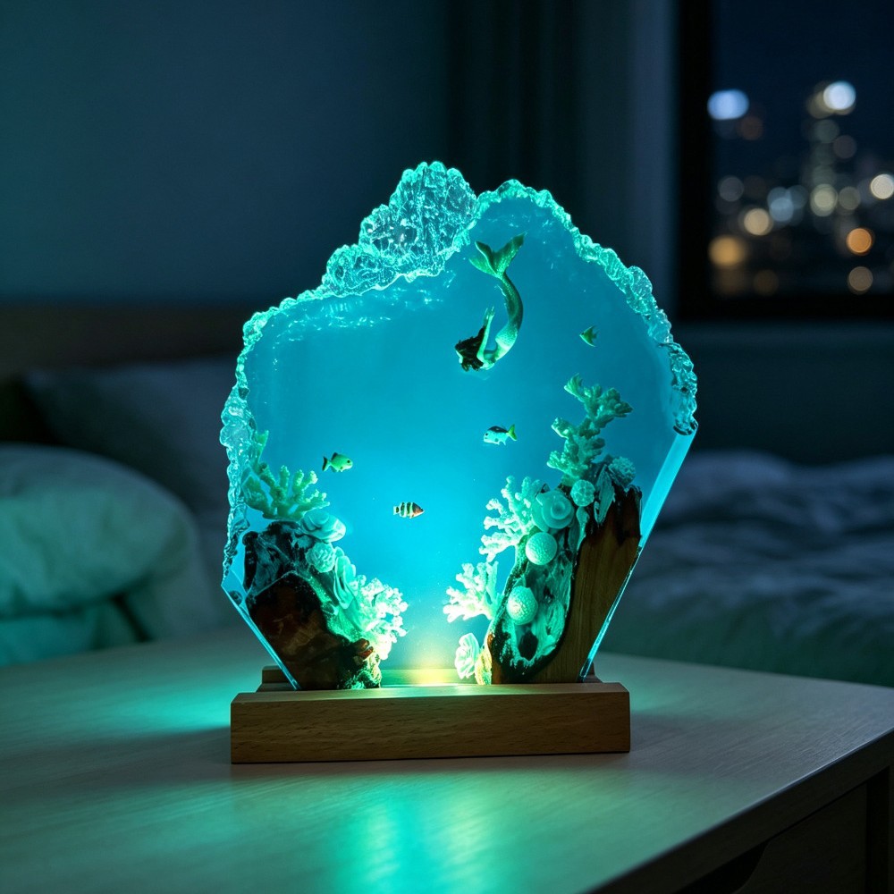 Figurka Syreny z Głębokiego Mo – Woodworking Resin recenzja i cena
